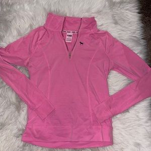 Victoria secret pink half zip